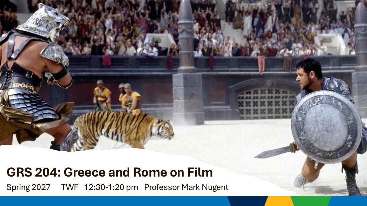 STUDY depictions of Greece and Rome in different eras and genres of film